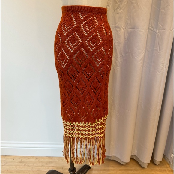 Chufy Kathmandu Heights Skirt - Apricot - Picture 3 of 7